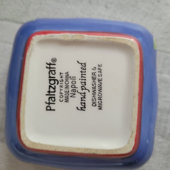 Set Of 3 Pfaltzgraff Hand-Painted Ceramic Bowls With Floral Design & Scalloped E - Picture 4 of 7